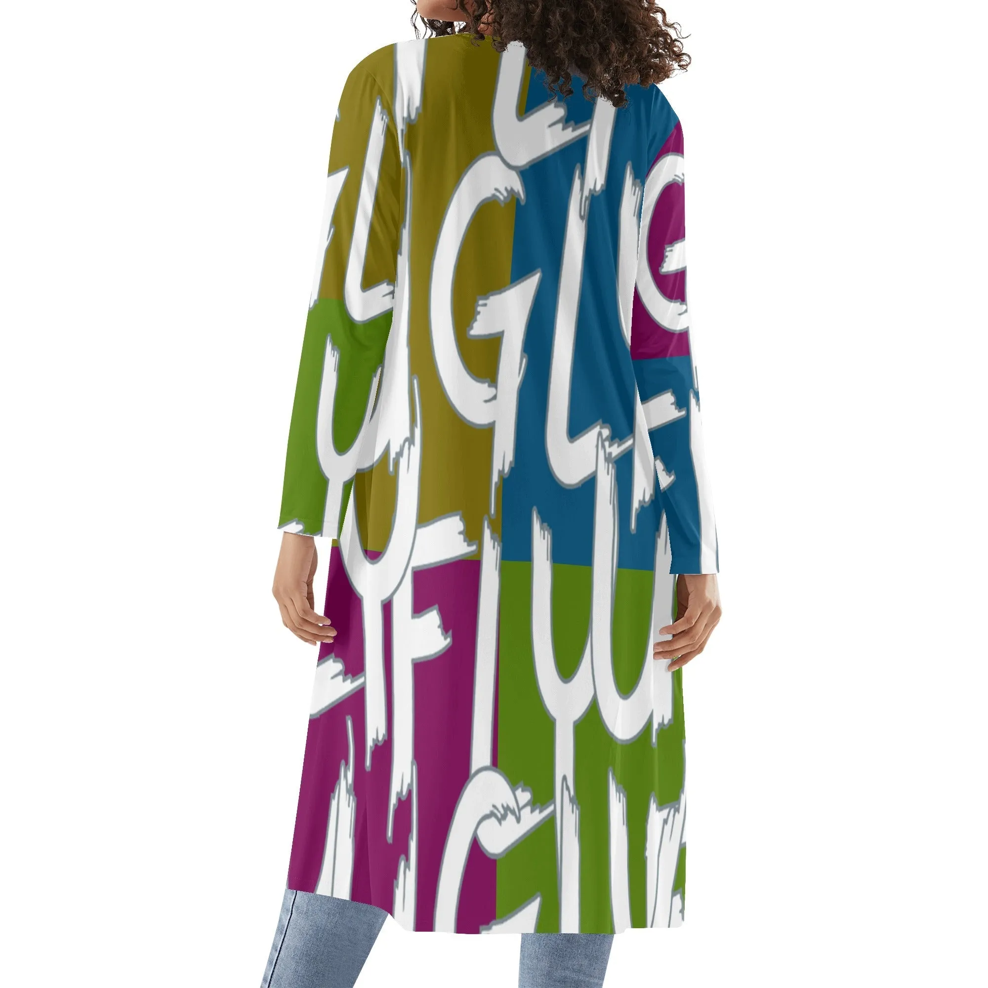 Ugly Fly Women's Long Sleeve Jacket Cardigan - 5 colors