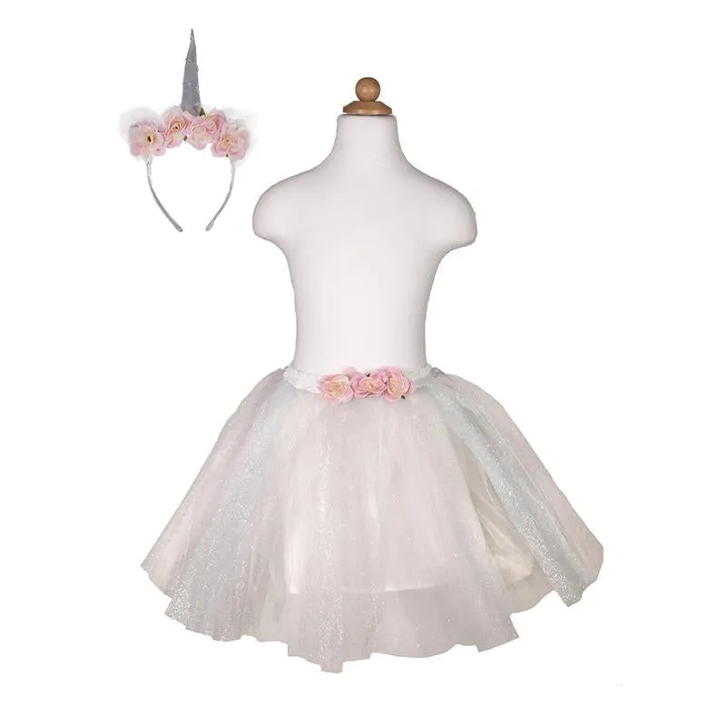 Unicorn Tutu and Headband, Size 4-7