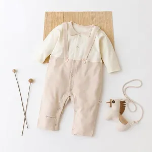 Unisex Long Sleeve Shirt with Overalls