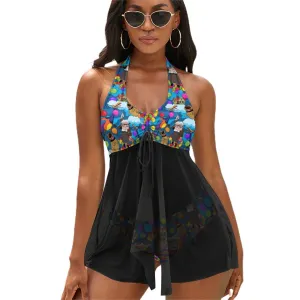 Up Favorites Women's Split Skirt Swimsuit