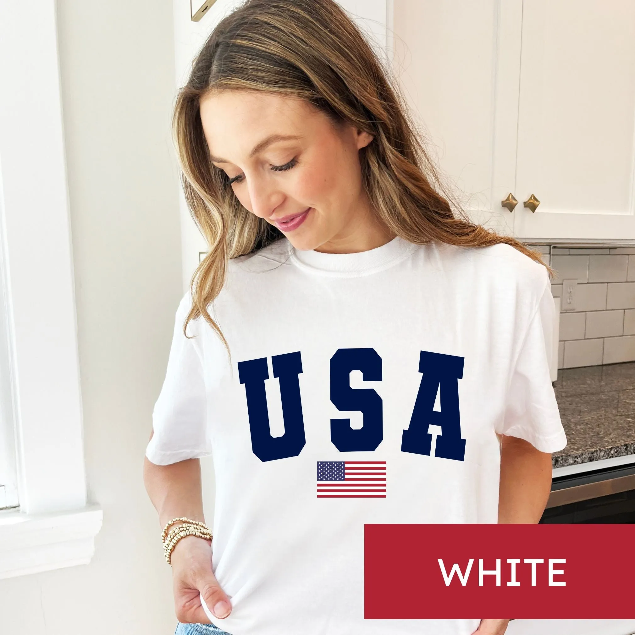 USA Flag Comfort Colors T-Shirt