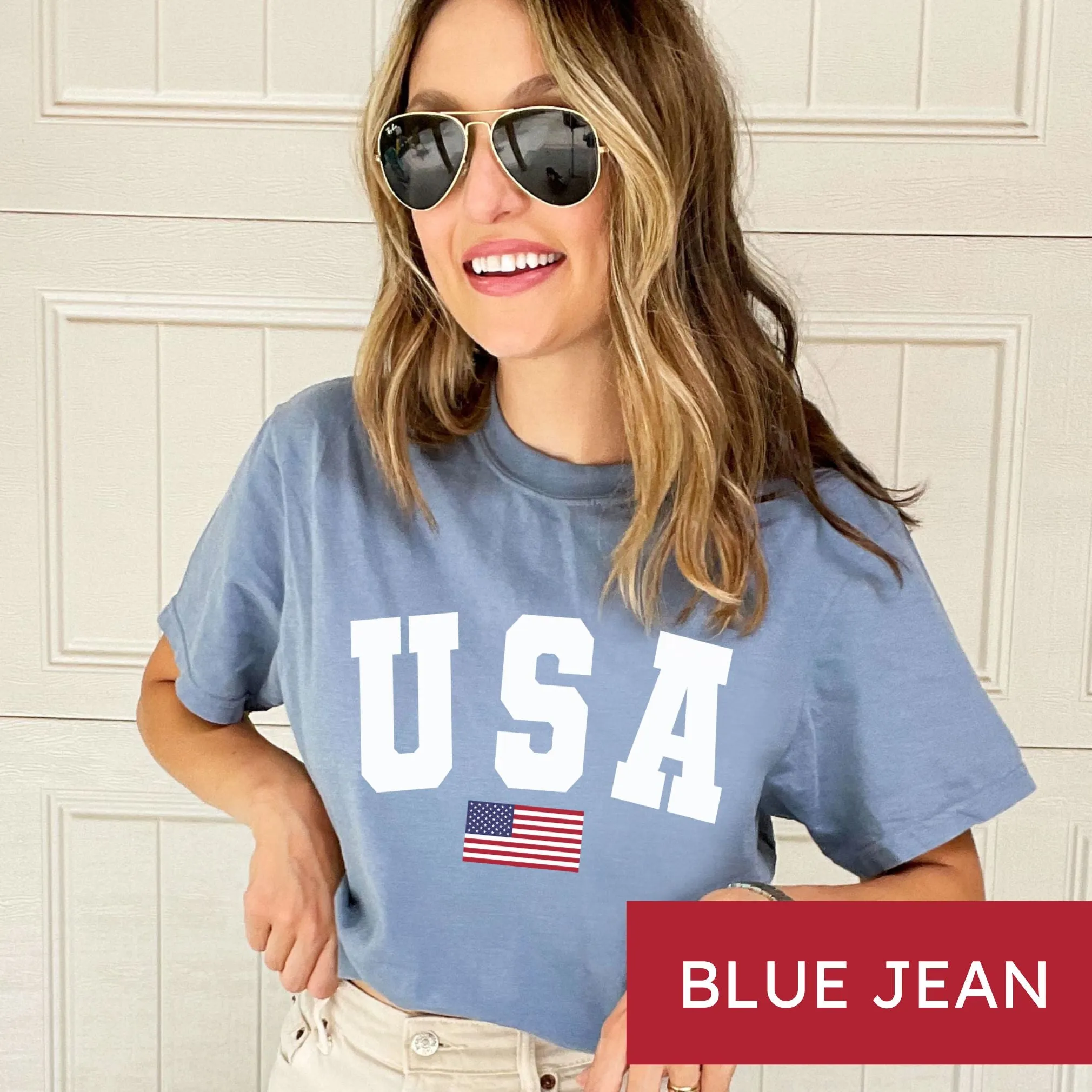 USA Flag Comfort Colors T-Shirt