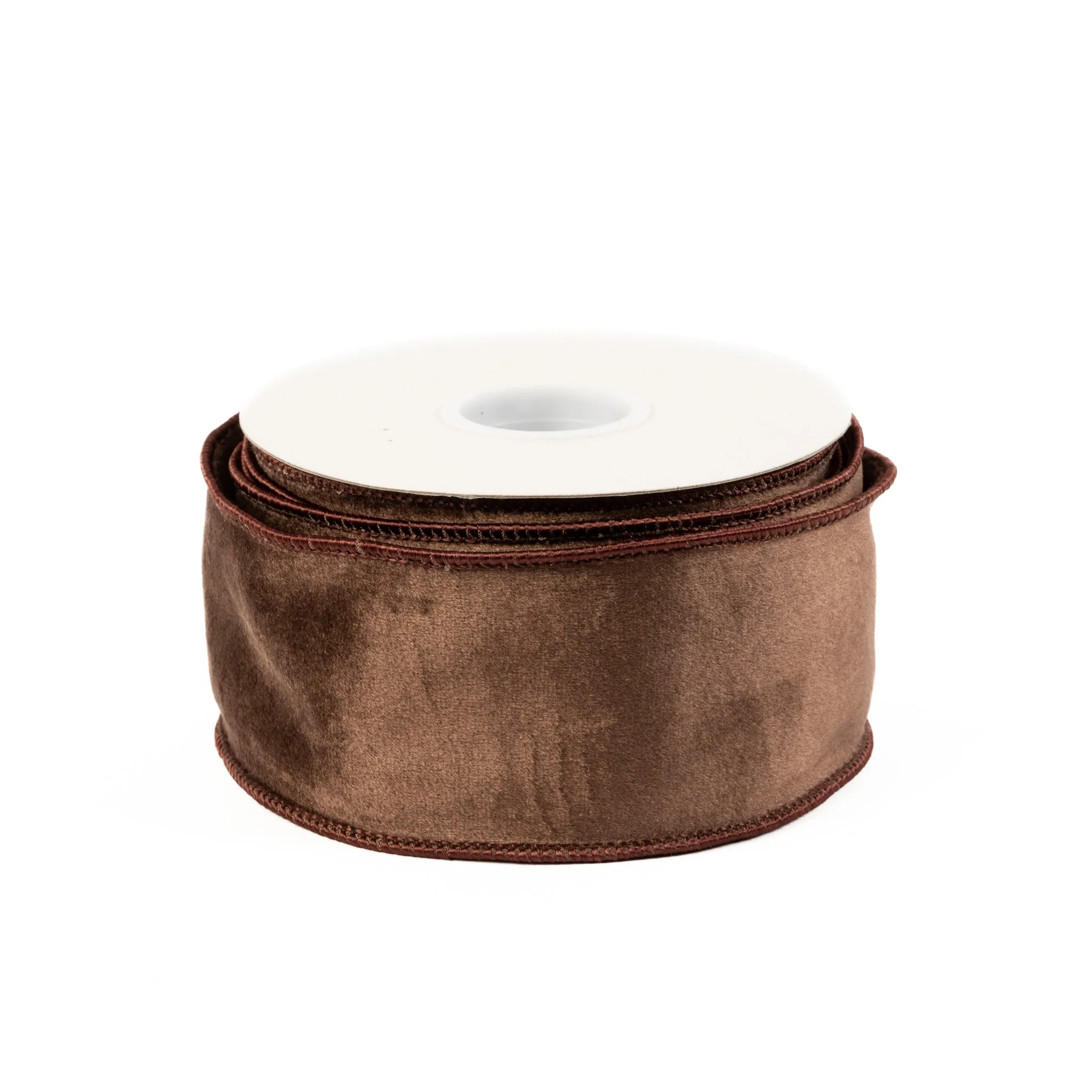 Velvet Ribbon 2.5 Inch - Mocha