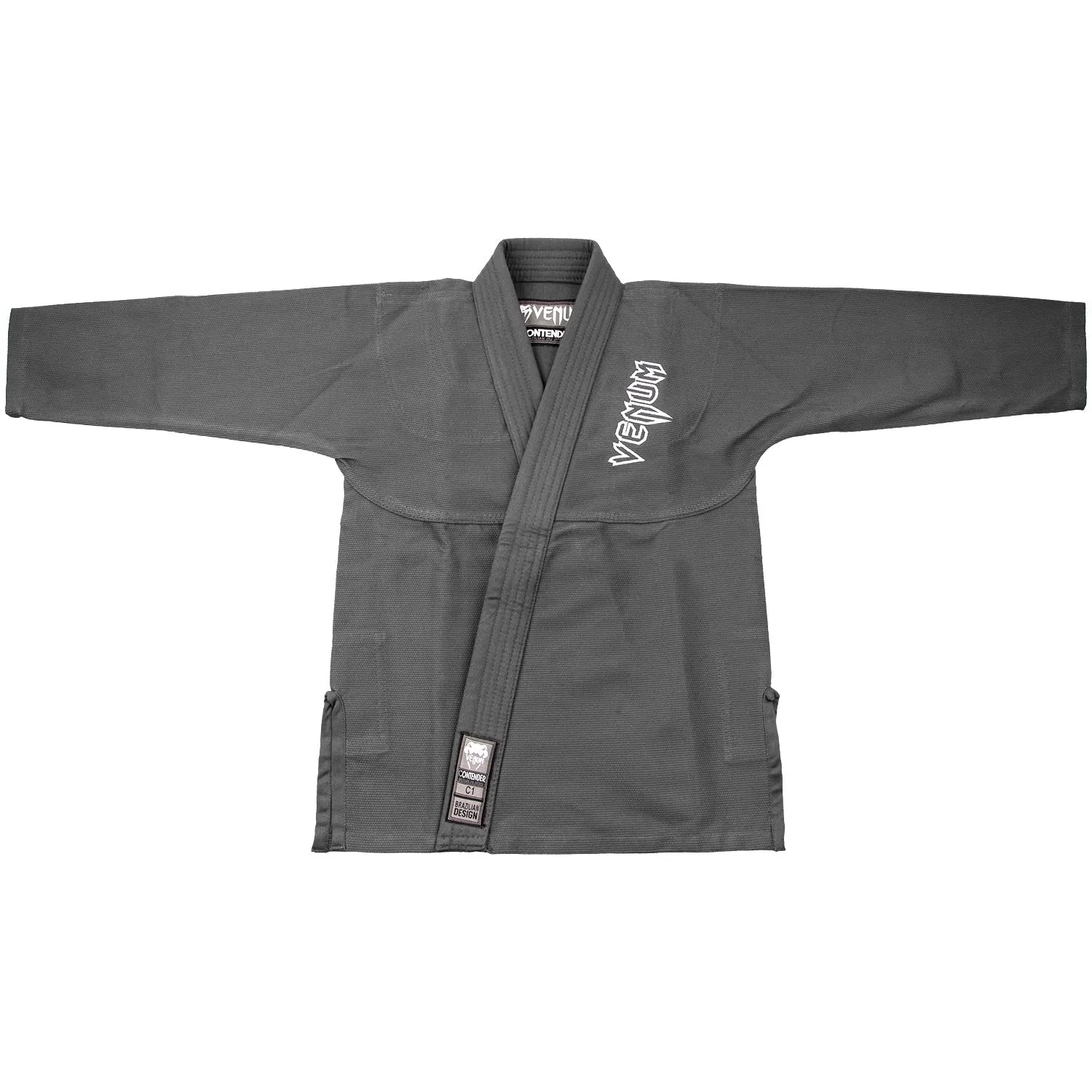 Venum Contender Kids BJJ Gi (Free white belt included) - Grey