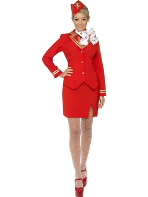 Womens Costume - Virgin Airline Air Hostess