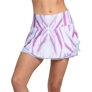 Women's Long Mystic Petal Tennis Skort Pink