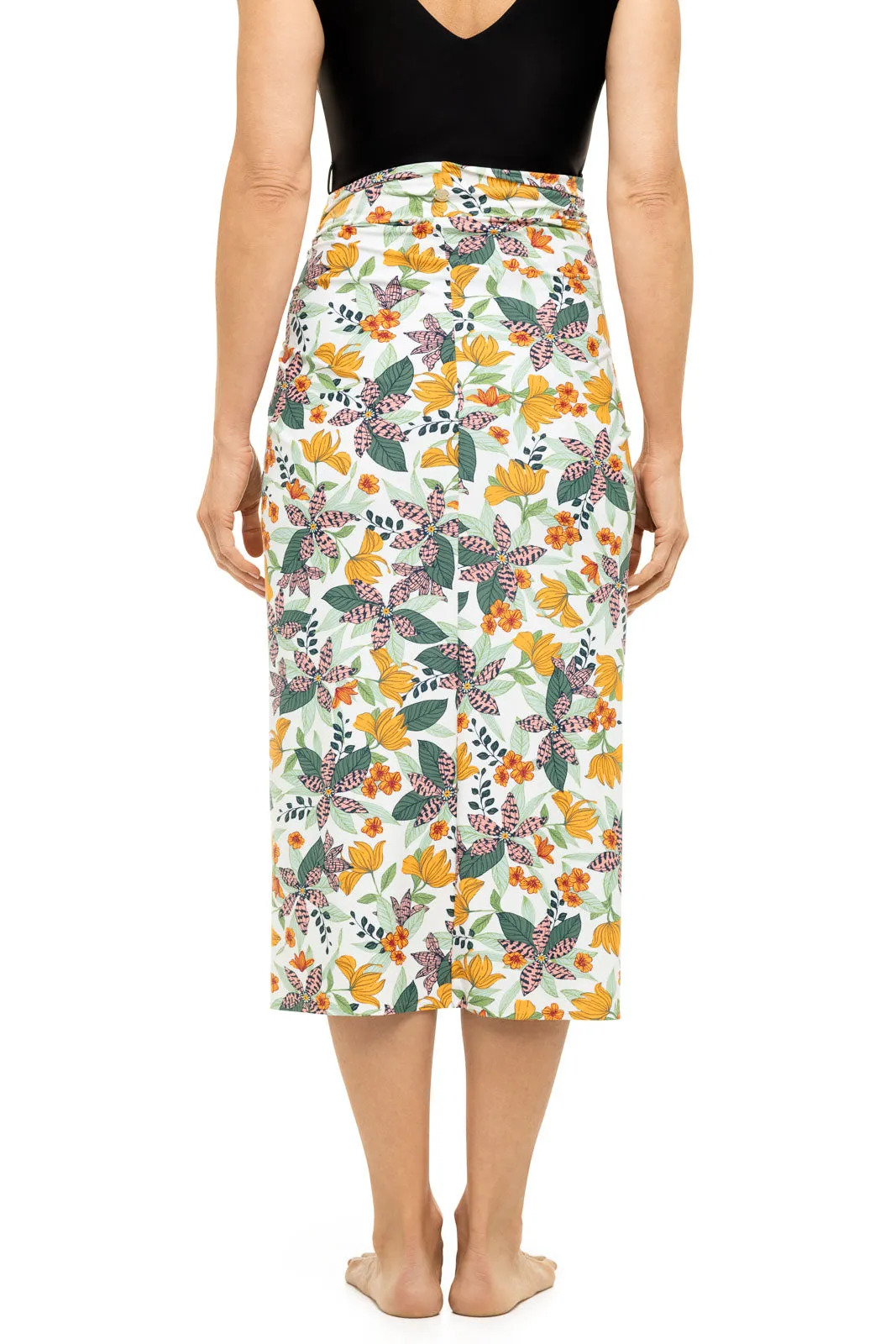 Womens North Bay Village Knot Cover-Up  |  Apricot Crush Floral Paradise