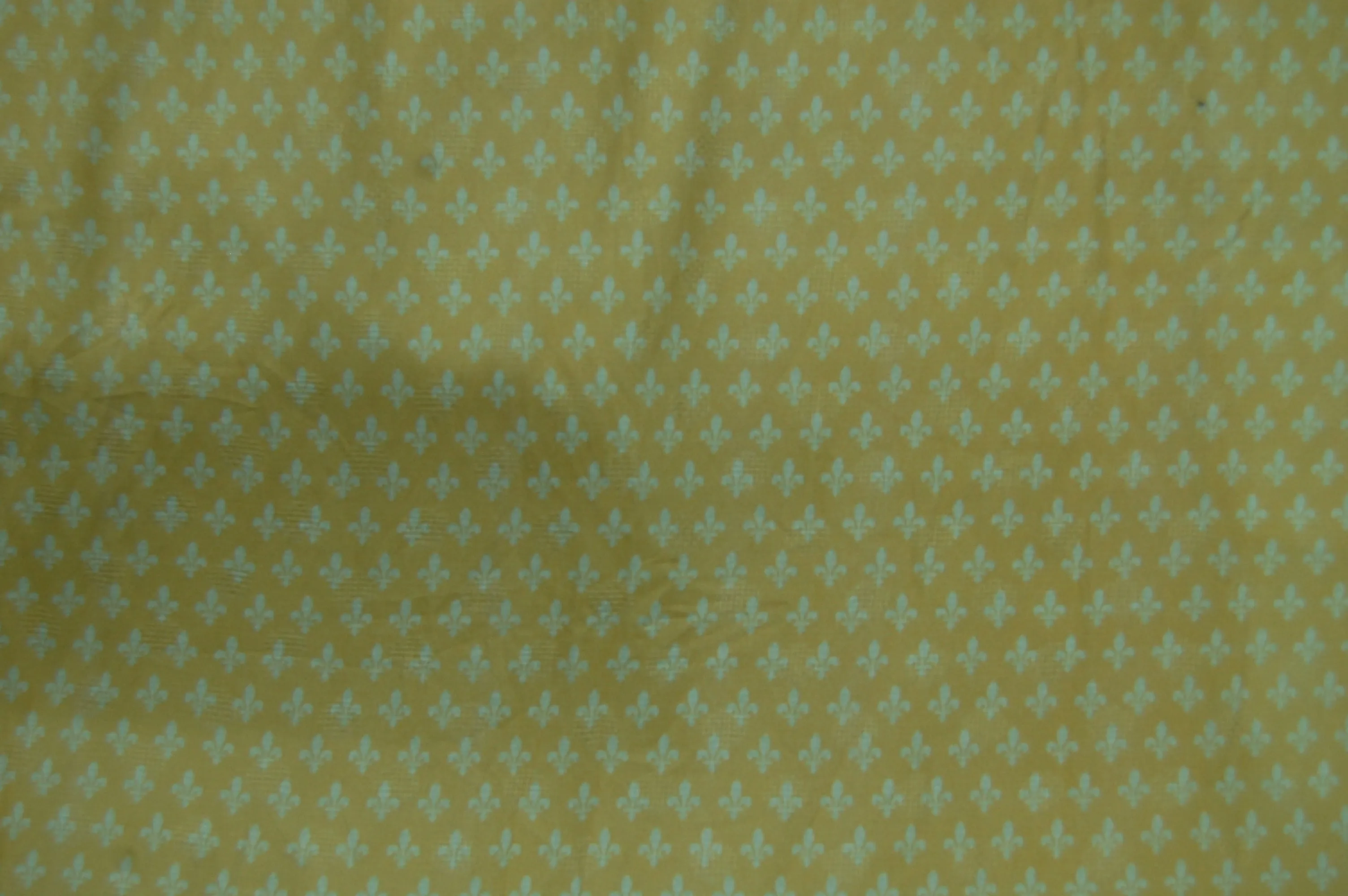 Yellow Taditional Print Viscose Dobby Fabric