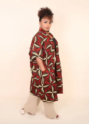 YEMI African Print Kimono Women's Jacket